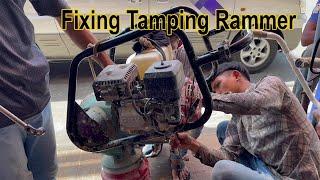 Fixing Tamping Rammer Machine / Repair Tamping Rammer / 80kg Tamping Rammer