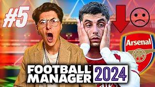 PLAYER MORALE CRISIS?! Gunners' Glory FM24 Arsenal | Part 5: Unhappy Stars?