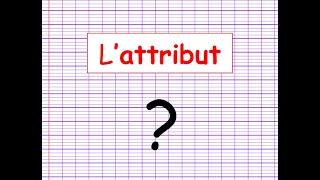 L'attribut