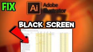 Adobe Illustrator – How to Fix Black Screen & Stuck on Loading Screen