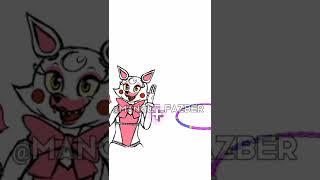 Mangle +..... (part 7 ) #fnaf #fnaf2 #mangle #toyfoxy #manglefazber