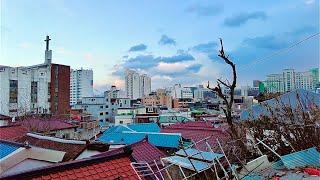 [4K SEOUL] Walking in Sagun-dong, an old town behind Hanyang University