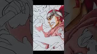 Drawing Renji Abarai - BLEACH Bankai#shorts