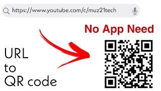 How to convert URL to QR code | Muz21 Tech