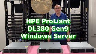 HPE ProLiant DL380 Gen9 Windows Server | How to Install Windows Server 2016 2019 | Server OS Install