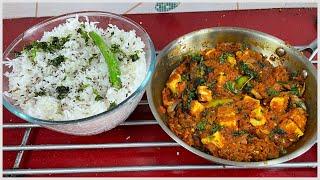 Enjoy this delicious Combo of Tava Paneer & Jeera Rice I VegLunch/DinnerCombo7