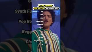 Many genres one artist Bruno Mars #BrunoMars