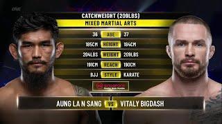 Aung La N Sang vs. Vitaly Bigdash III | ONE Championship Full Fight