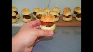 Mini hamburger buns/party food series part 3