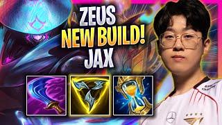 ZEUS TRIES NEW JAX BUILD IN EUW SOLOQ! - T1 Zeus Plays Jax TOP vs Sett! | Bootcamp 2024