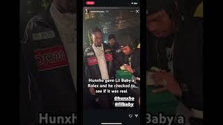 Lil Baby made sure Hunxho didn’t give him a fake Rollie