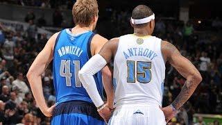 Carmelo Anthony vs Dirk Nowitzki Full Highlights 2009 WCSF G4 Nuggets at Mavericks - 85 Pts Combind