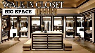 Big Space WALK-IN CLOSET Designs |LUXURY HOME