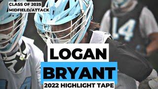 Logan Bryant | Class Of 2025 | Midfield/Attack | 2022 Summer Highlight Tape