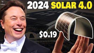 Elon Musk Revealed All New Solar Panels for 2024 Renewable Energy, Can blow your mind!