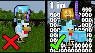 New RAREST Minecraft Mob!   1 in 1 googol