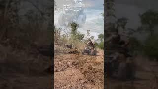 Off-roading stunts on Feline 125cc ATV Quad Bike in India at cheapest prices