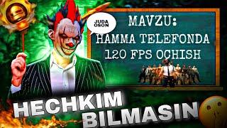 120 FPS QILISH // TELEFONNI PUBGDA QOTMAYDIGAN QILISH 2024 // PUBG MOBILE