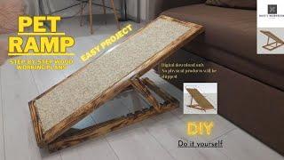 PET RAMP: Complete Assembly Guide for a Wooden Ramp | PDF Plans