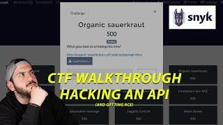 CTF Walkthrough: Hacking An API with Snyk!