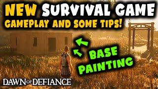 NEW GAME - First look, gameplay and some tips! | Dawn of Defiance - Greek Myth Survival (part-1)