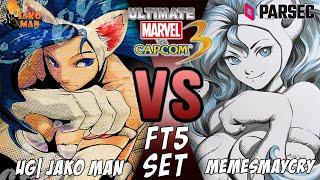 UMVC3 Parsec FT5 Set - UG| Jako Man VS MemesMayCry