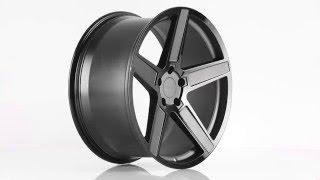 TSW Alloy Wheels- Ascent in Gunmetal with Gloss Black Face