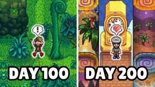 How Much Can I Accomplish In 200 Days Of Stardew Valley 1.6?