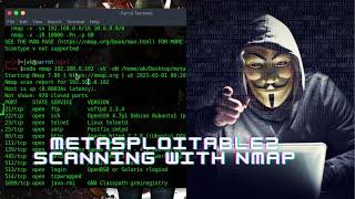 Scanning Open Ports of Metasploitable 2 Using Nmap