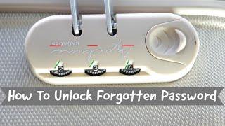 How To Easy Unlock Forgotten Suitcase Lock password [DIY]