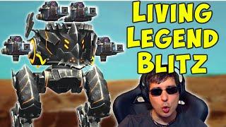 New LIVING LEGEND Blitz Quarker - War Robots Mk2 Fun Rampage Gameplay WR