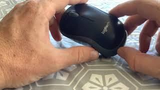 How to change battery Logitech M185 Wireless Mouse