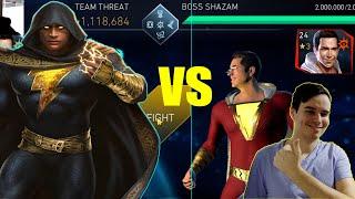 Legendary Black Adam Vs Boss Shazam Injustice 2 Mobile