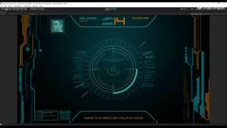 [UNITY]2019 - UI Interface sci-fi futuristic with PHP Login