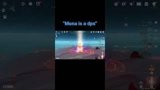 MONA IS A DPS #genshinimpact #genshin #bennett  #mona #showcase #damagetest #sucrose #yanfei
