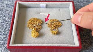 a needle, Can distinguish between true and false gold, Don't be afraid to buy fake gold