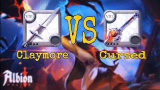 Claymore vs cursed Albion online