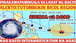 SUPER BAGYONG PEPITO(#manyi) RAMDAM NA SA BICOL️|BICOL TUTUMBUKIN️|WEATHER FORECAST TODAY 11-15-24