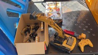 儿童挖掘机、抓木机、搅拌车工程车系列玩具