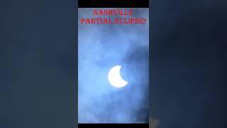 Nashville partial solar eclipse October 2023! #igormihic #nasa #eclipse #mostarlive