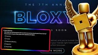 7th bloxy award ROBLOX #roblox