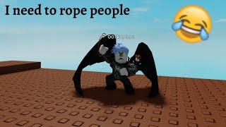 i have to rope people | Roblox rope people simulator