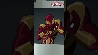 Iron Man + Spider-Man = Iron Spider 