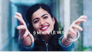 Rashmika mandanna  irritated  expressions WhatsApp status