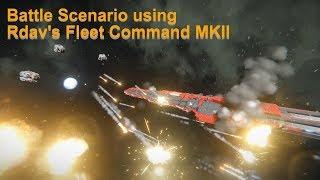 How to set up a Battle Scenario using Rdav's Fleet Command in space engineers