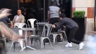 Pulling peoples chair PRANK