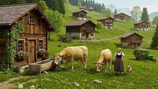 Switzerland Countryside life - Relaxing walk in the  most beautiful Swiss villages