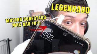 LEGENDADO - FONE DE OUVIDO MOSTRA CONECTADO MAS NÃO ESTÁ E CELULAR SEM SOM | RESOLVIDO