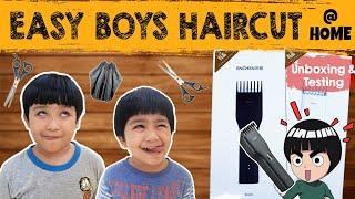 DIY Kids haircut - XIAOMI ENCHEN Boost Hair Clipper | UNBOXING & TESTING