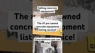 www.ConcreteIron.com to list your equipment for $1 a day! #concreteconstruction #concretelife